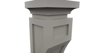 Fabuwood Nickel CML Corbel, Detail View
