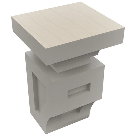 Fabuwood Nickel CMS Corbel, Top View