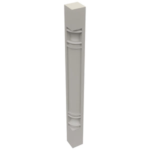 Fabuwood Nickel CP36 Base Post, Top View