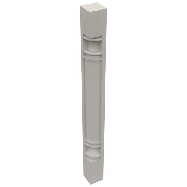 Fabuwood Nickel CP36 Base Post, Top View