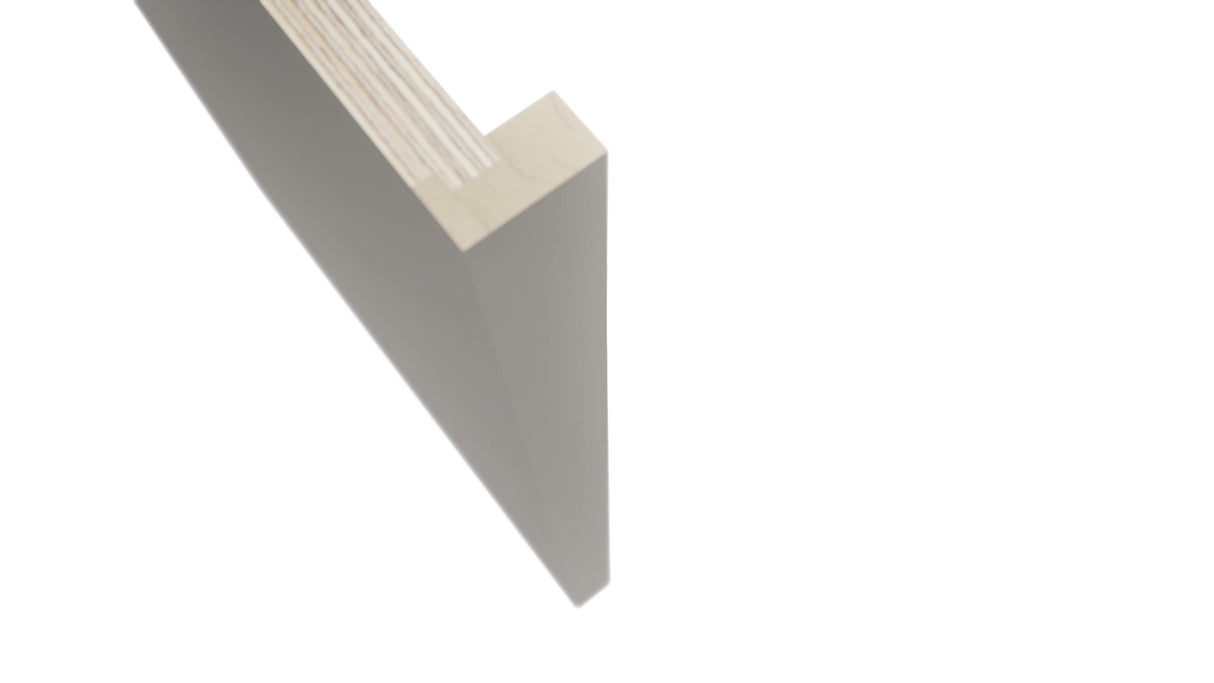 Fabuwood Nickel DWR1-1/2 Panel, Detail View