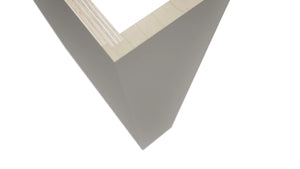 Fabuwood Nickel DWR6 Panel, Detail View
