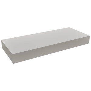 Fabuwood Nickel FLS24 Wall Floating Shelf, Front View