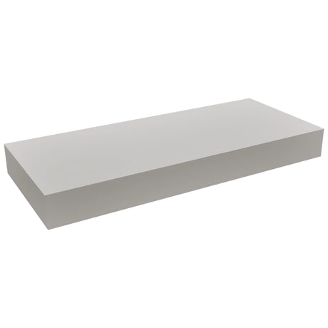 Fabuwood Nickel FLS24 Wall Floating Shelf, Front View