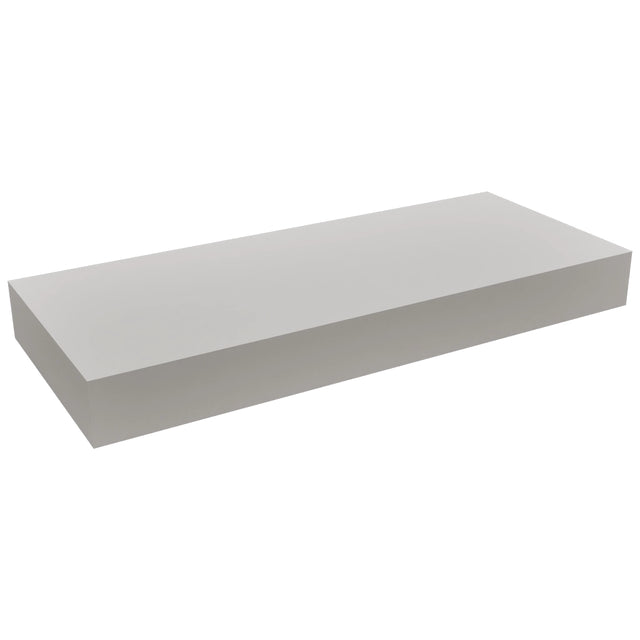 Fabuwood Nickel FLS24 Wall Floating Shelf, Front View