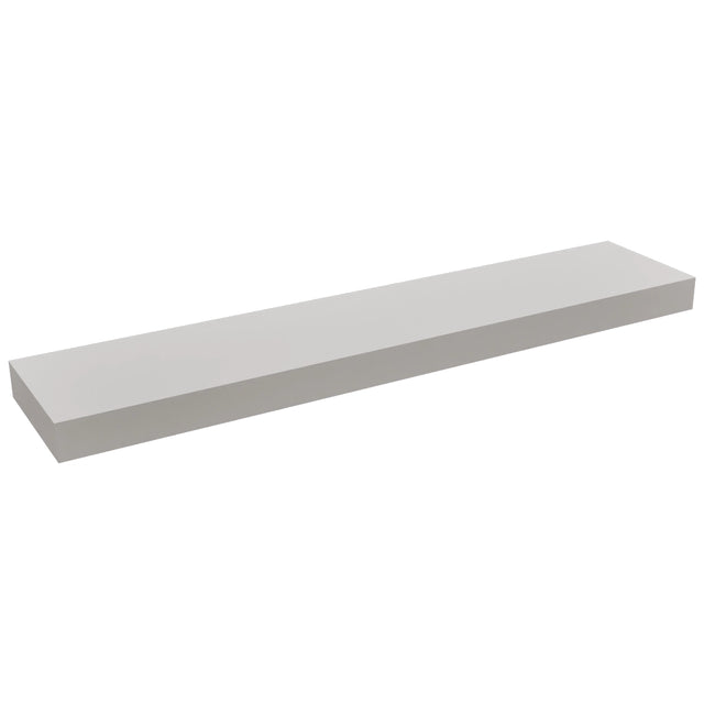 Fabuwood Nickel FLS48 Wall Floating Shelf, Front View