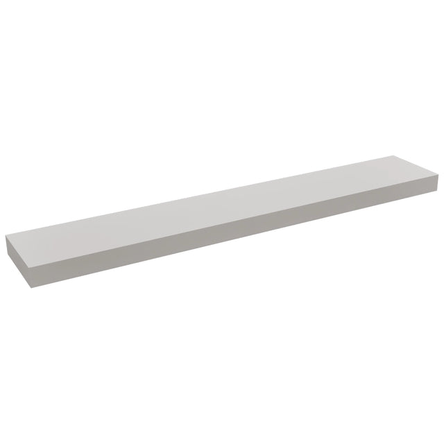 Fabuwood Nickel FLS60 Wall Floating Shelf, Front View