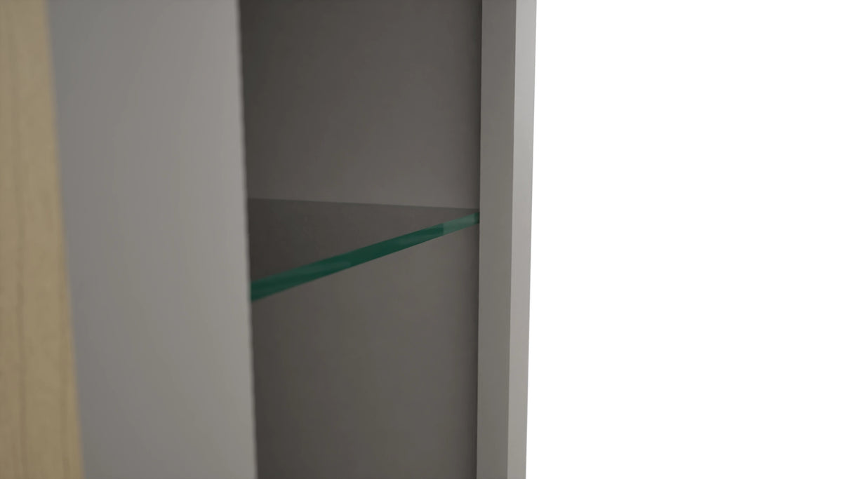 Fabuwood Nickel NDW1230 Wall Standard No Door Cabinet, Detail View