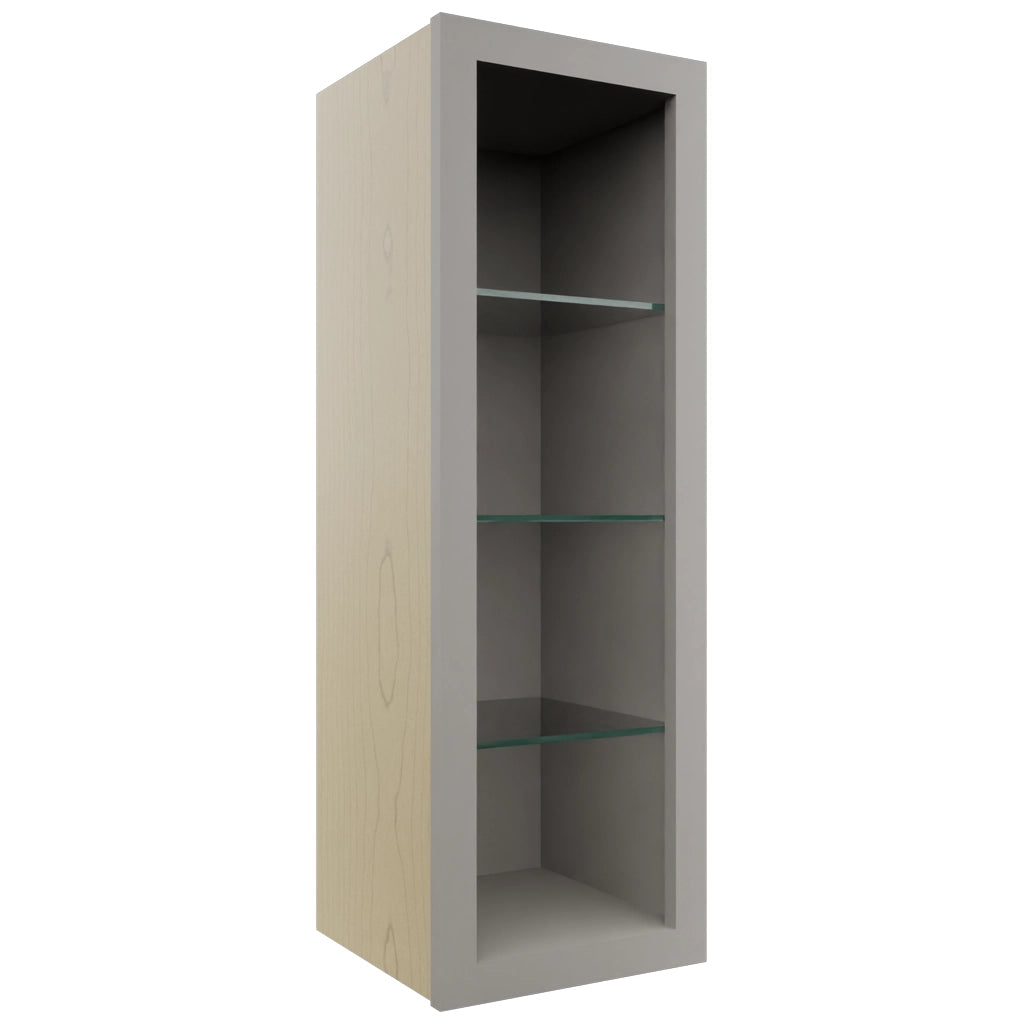 Fabuwood Nickel NDW1236 Wall Standard No Door Cabinet, Front View