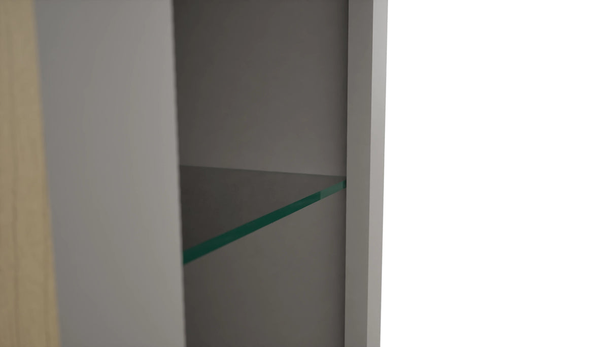 Fabuwood Nickel NDW1236 Wall Standard No Door Cabinet, Detail View