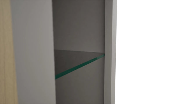 Fabuwood Nickel NDW1236 Wall Standard No Door Cabinet, Detail View