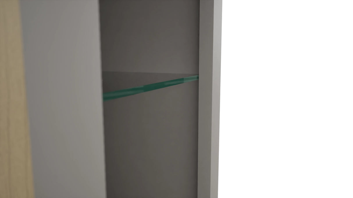 Fabuwood Nickel NDW1242 Wall Standard No Door Cabinet, Detail View