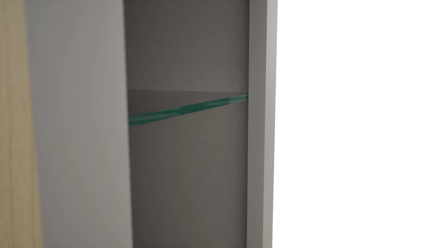 Fabuwood Nickel NDW1242 Wall Standard No Door Cabinet, Detail View