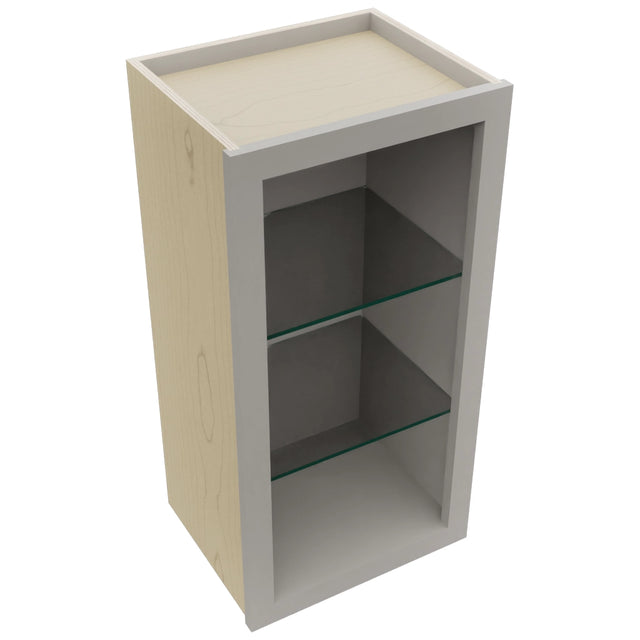 Fabuwood Nickel NDW1530 Wall Standard No Door Cabinet, Top View