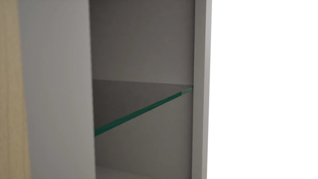 Fabuwood Nickel NDW1536 Wall Standard No Door Cabinet, Detail View
