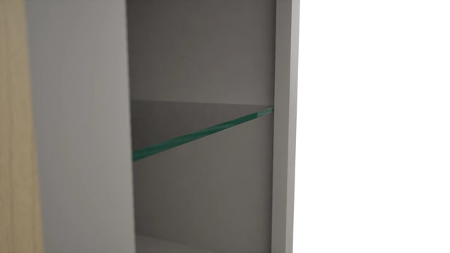 Fabuwood Nickel NDW1539 Wall Standard No Door Cabinet, Detail View