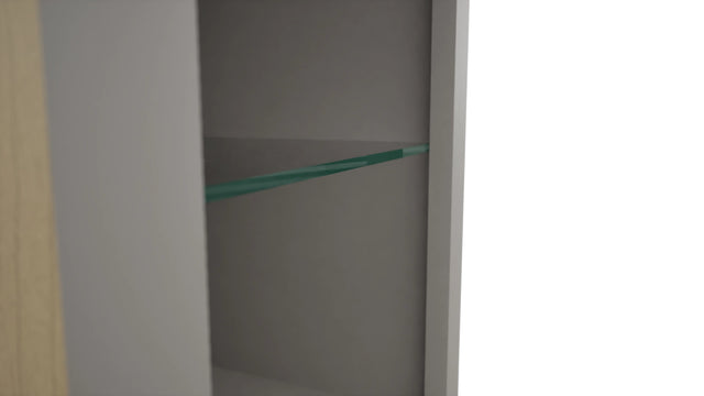 Fabuwood Nickel NDW1542 Wall Standard No Door Cabinet, Detail View
