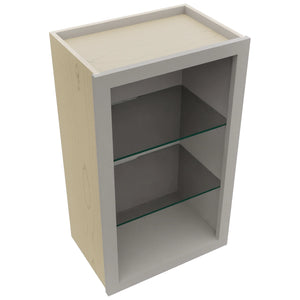 Fabuwood Nickel NDW1830 Wall Standard No Door Cabinet, Top View