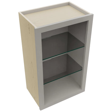 Fabuwood Nickel NDW1830 Wall Standard No Door Cabinet, Top View