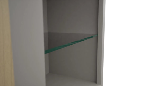 Fabuwood Nickel NDW1830 Wall Standard No Door Cabinet, Detail View