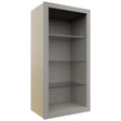Fabuwood Nickel NDW1836 Wall Standard No Door Cabinet, Front View