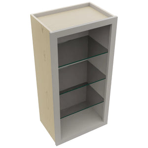 Fabuwood Nickel NDW1836 Wall Standard No Door Cabinet, Top View
