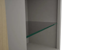 Fabuwood Nickel NDW1836 Wall Standard No Door Cabinet, Detail View