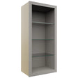 Fabuwood Nickel NDW1839 Wall Standard No Door Cabinet, Front View