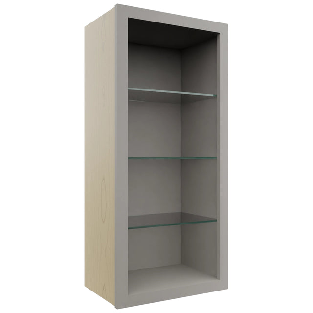 Fabuwood Nickel NDW1839 Wall Standard No Door Cabinet, Front View