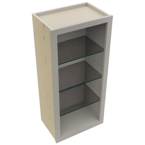 Fabuwood Nickel NDW1839 Wall Standard No Door Cabinet, Top View