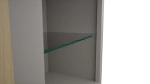 Fabuwood Nickel NDW1839 Wall Standard No Door Cabinet, Detail View