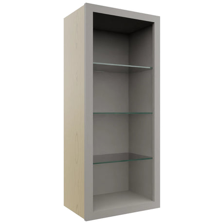 Fabuwood Nickel NDW1842 Wall Standard No Door Cabinet, Front View