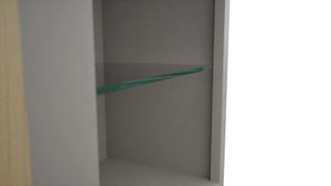 Fabuwood Nickel NDW1842 Wall Standard No Door Cabinet, Detail View
