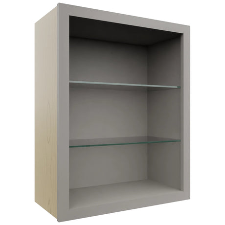 Fabuwood Nickel NDW2430 Wall Standard No Door Cabinet, Front View