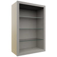 Fabuwood Nickel NDW2436 Wall Standard No Door Cabinet, Front View
