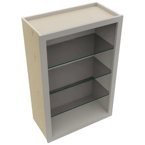 Fabuwood Nickel NDW2436 Wall Standard No Door Cabinet, Top View