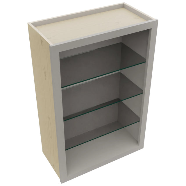 Fabuwood Nickel NDW2436 Wall Standard No Door Cabinet, Top View