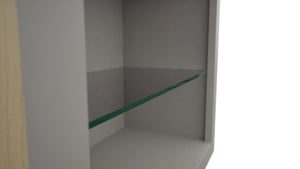 Fabuwood Nickel NDW2436 Wall Standard No Door Cabinet, Detail View
