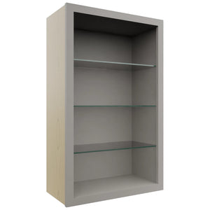 Fabuwood Nickel NDW2439 Wall Standard No Door Cabinet, Front View