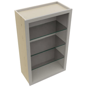 Fabuwood Nickel NDW2439 Wall Standard No Door Cabinet, Top View