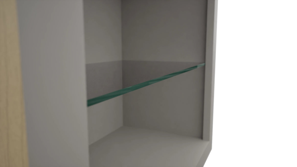 Fabuwood Nickel NDW2439 Wall Standard No Door Cabinet, Detail View
