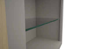 Fabuwood Nickel NDW2439 Wall Standard No Door Cabinet, Detail View