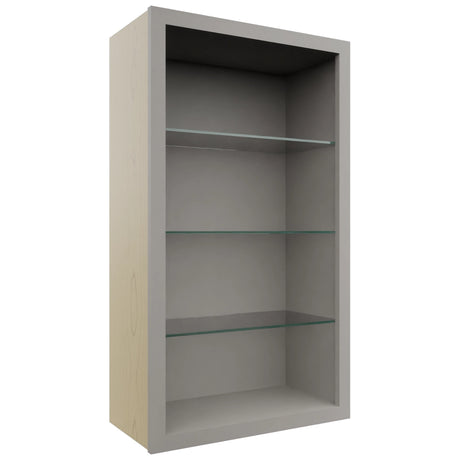 Fabuwood Nickel NDW2442 Wall Standard No Door Cabinet, Front View