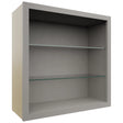 Fabuwood Nickel NDW3030 Wall Standard No Door Cabinet, Front View