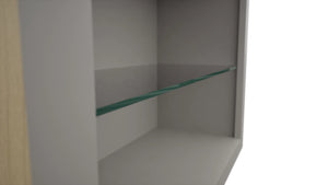 Fabuwood Nickel NDW3030 Wall Standard No Door Cabinet, Detail View