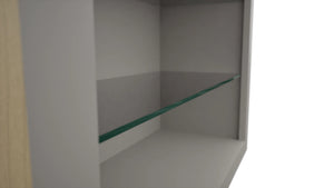 Fabuwood Nickel NDW3036 Wall Standard No Door Cabinet, Detail View