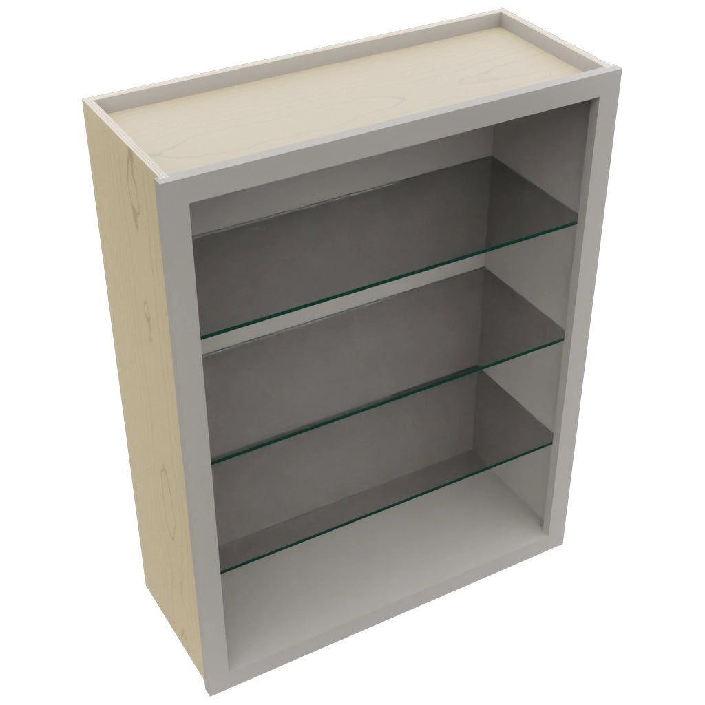 Fabuwood Nickel NDW3039 Wall Standard No Door Cabinet, Top View