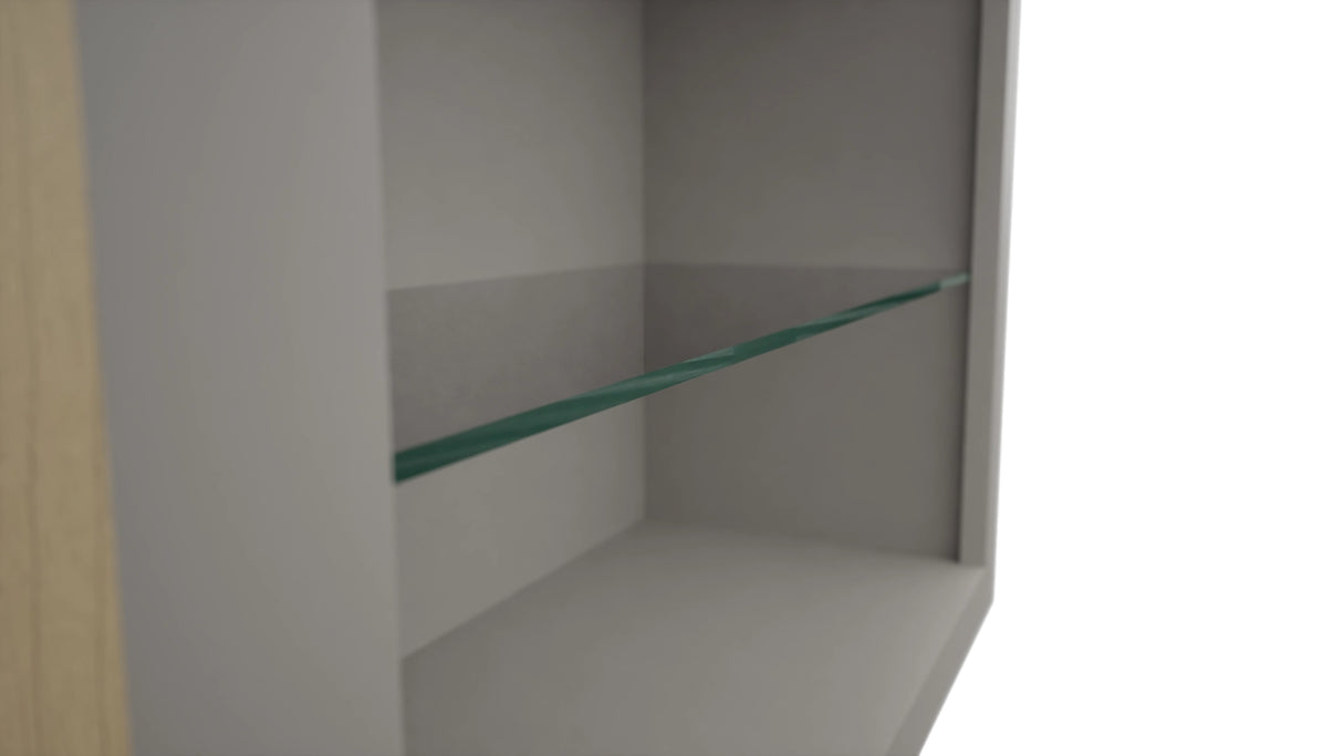 Fabuwood Nickel NDW3039 Wall Standard No Door Cabinet, Detail View