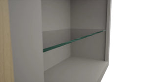 Fabuwood Nickel NDW3039 Wall Standard No Door Cabinet, Detail View