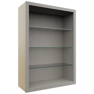 Fabuwood Nickel NDW3042 Wall Standard No Door Cabinet, Front View